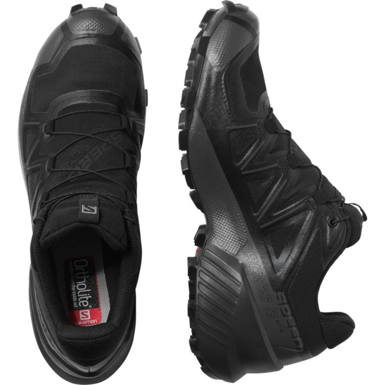 Salomon Speedcross 5 GTX Men's Trail Running Shoes Black | CA 21X73